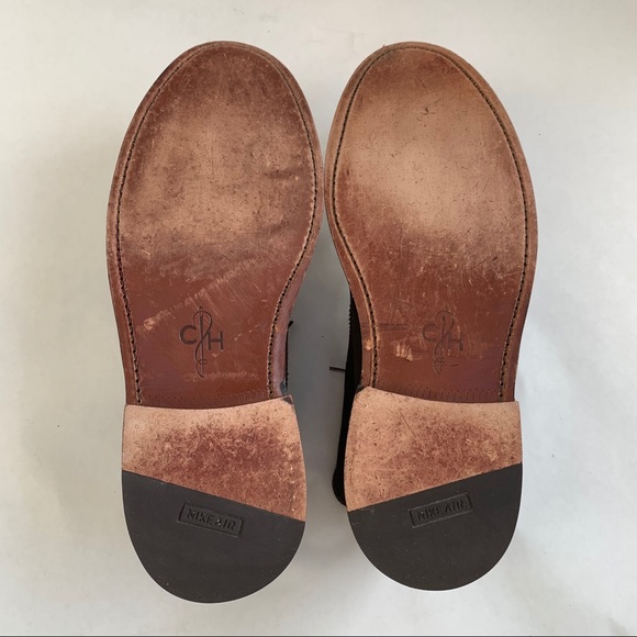 Cole Haan Men’s Wingtip Brown Suede Brogue Boots - Picture 6 of 6